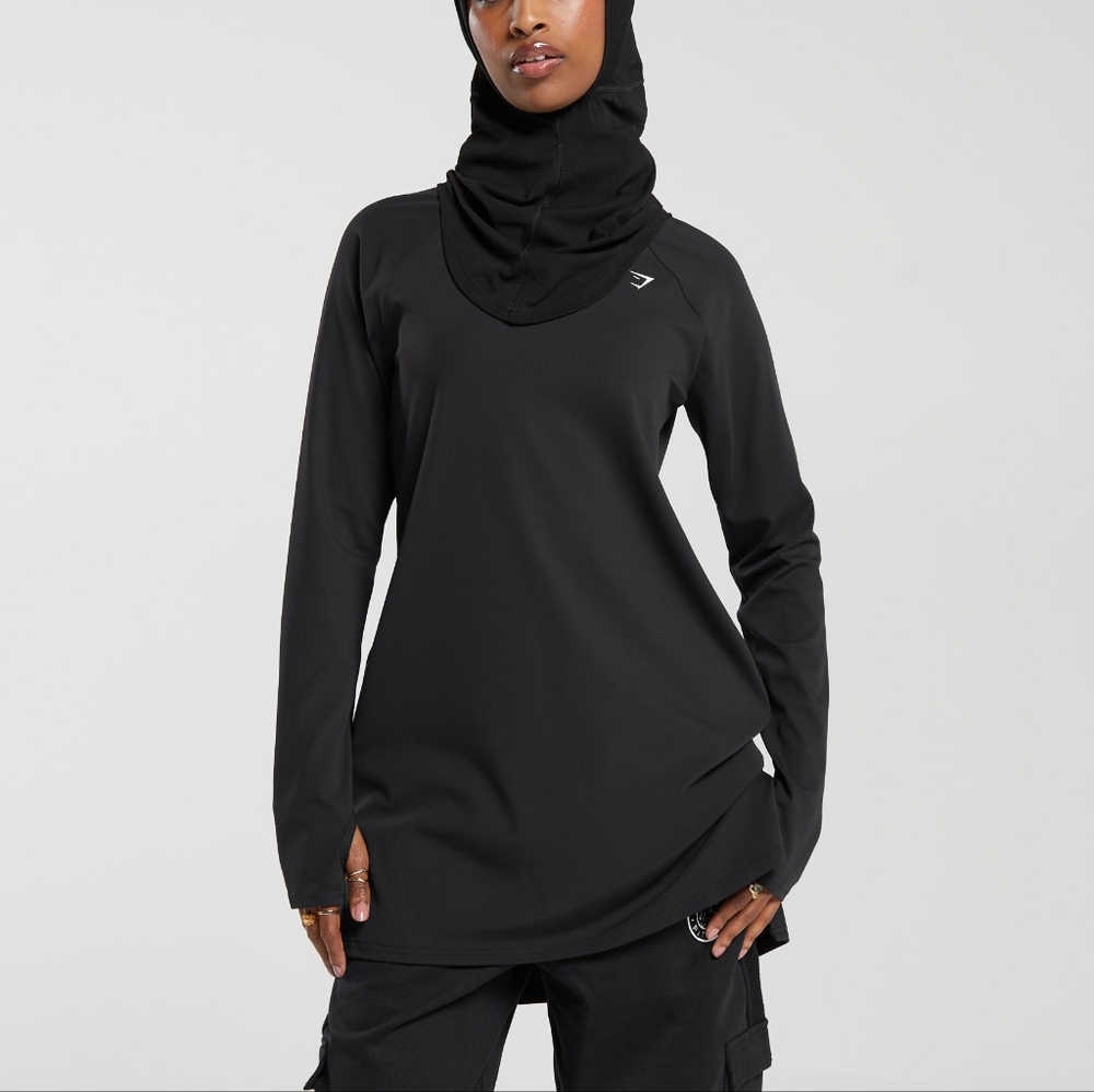 Black Long Sleeve Women's Tunic